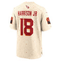 A.Cardinals #18 Marvin Harrison Jr. Player Cream Rivalries Collection Game Ldoa Stitched Jerseys