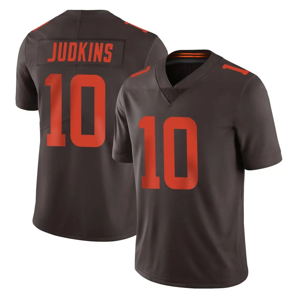 C.Browns #10 Quinshon Judkins Player Browns Color Rush Limited Home Game Ldoa Stitched Jerseys