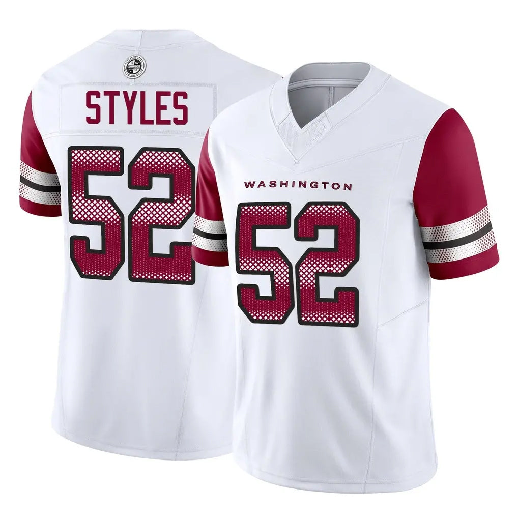 W.Commanders #52 Sonny Styles Player White Vapor F.U.S.E. Limited Home Game Ldoa Stitched Jerseys