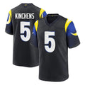 LA.Rams #5 Kamren Kinchens Player Black Midnight Rivalries Collection Home Game Ldoa Stitched Jerseys