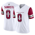 W.Commanders #0 Mike Sainristil Player White Vapor F.U.S.E. Limited Home Game Ldoa Stitched Jerseys