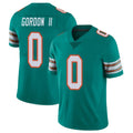 M.Dolphins #0 Ollie Gordon II Player Aqua Limited Alternate Vapor Untouchable Home Game Ldoa Stitched Jerseys