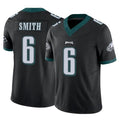 P.Eagles #6 DeVonta Smith Player Black Limited Vapor F.U.S.E. Home Game Ldoa Stitched Jerseys