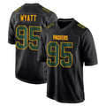 GB.Packers #95 Devonte Wyatt Player Black Fashion Home Game Ldoa Stitched Jerseys