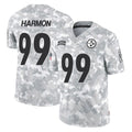 P.Steelers #99 Derrick Harmon Player Arctic Camo Limited Salute To Service Home Game Ldoa Stitched Jerseys