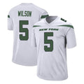 NY.Jets #5 Garrett Wilson Player White Spotlight Home Game Ldoa Stitched Jerseys