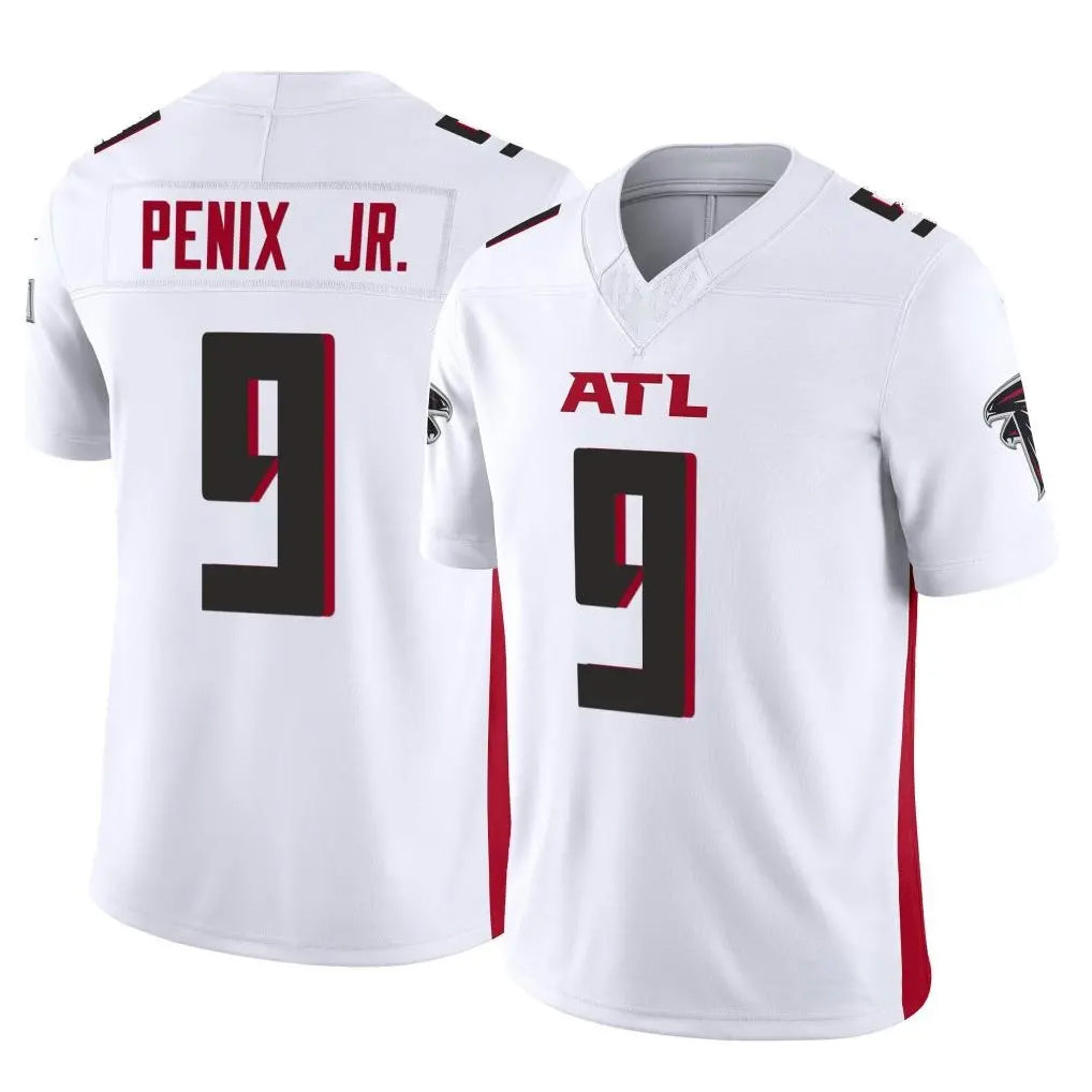 A.Falcons #9 Michael Penix Jr. Player White Vapor F.U.S.E. Limited Ldoa Stitched Jerseys