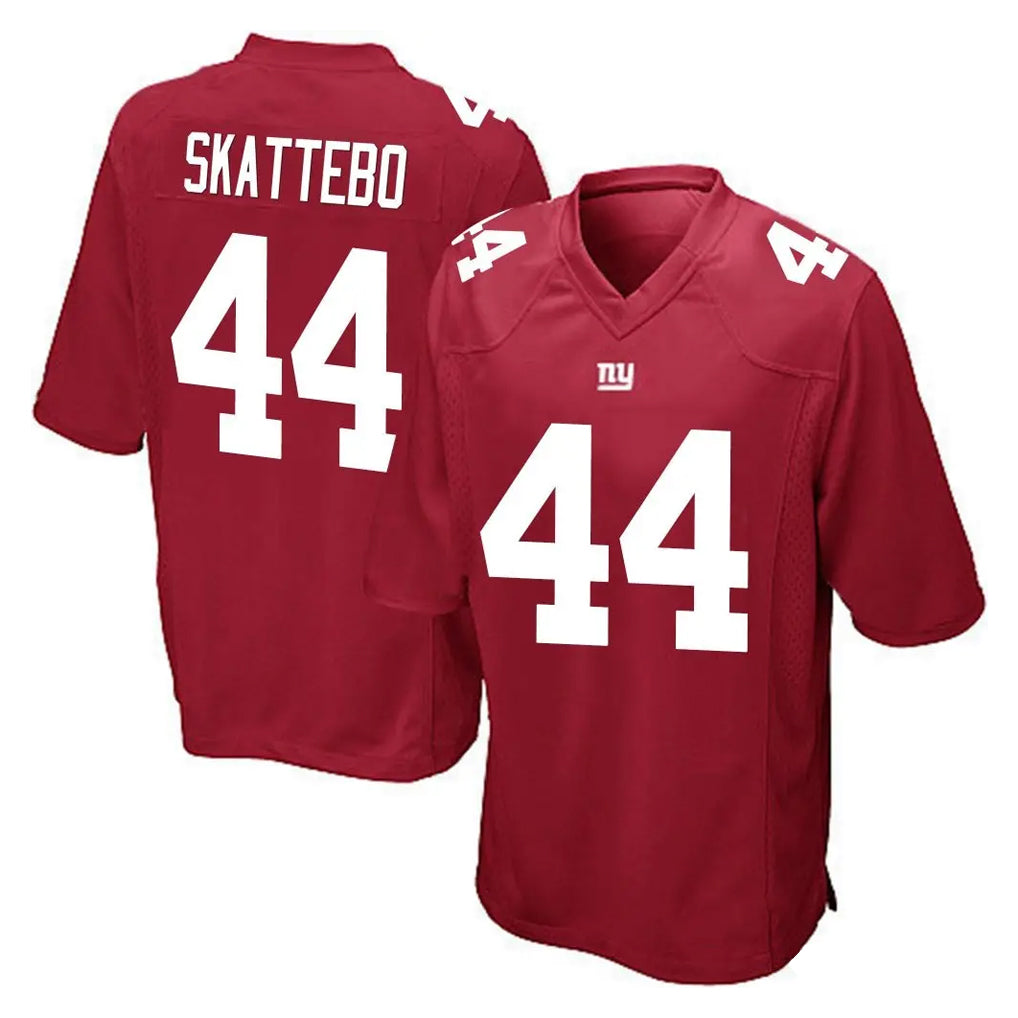 NY.Giants #44 Cam Skattebo Player Red Home Game Ldoa Stitched Jerseys