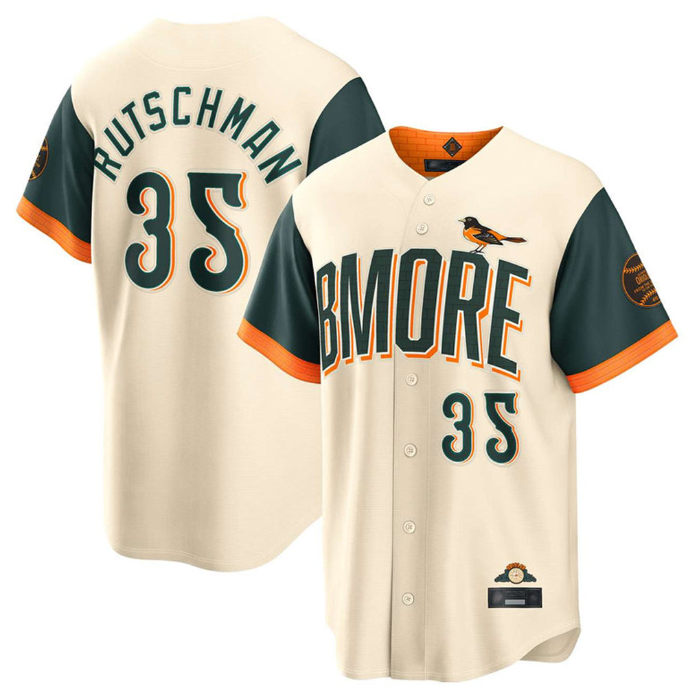 B.Orioles #35 Adley Rutschman Player Cream 2026 City Connect Home Game Ldoa Stitched Jerseys