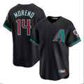 A.Diamondbacks #14 Gabriel Moreno Player Black Fashion Out Home Game Ldoa Stitched Jerseys