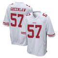 SF.49ers #57 Dre Greenlaw Player White Home Game Ldoa Stitched Jerseys