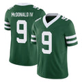 NY.Jets #9 Will McDonald IV Player Green Legacy Limited Vapor F.U.S.E. Home Game Ldoa Stitched Jerseys