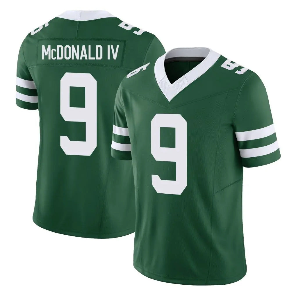 NY.Jets #9 Will McDonald IV Player Green Legacy Limited Vapor F.U.S.E. Home Game Ldoa Stitched Jerseys