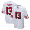 SF.49ers #13 Brock Purdy Player White Limited Alternate Home Game Ldoa Stitched Jerseys