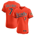 B.Orioles #7 Jackson Holliday Player Orange Limited Elite Home Game Ldoa Stitched Jerseys