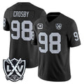 LV.Raiders #98 Maxx Crosby Player Black 2026 Vapor Limited Home Game Ldoa Stitched Jerseys