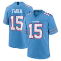 T.Titans #15 Keldric Faulk Player Light Blue 2026 Game Home Ldoa Stitched Jerseys