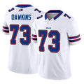B.Bills #73 Dion Dawkins Player White Vapor F.U.S.E. Limited Home Game Ldoa Stitched Jerseys