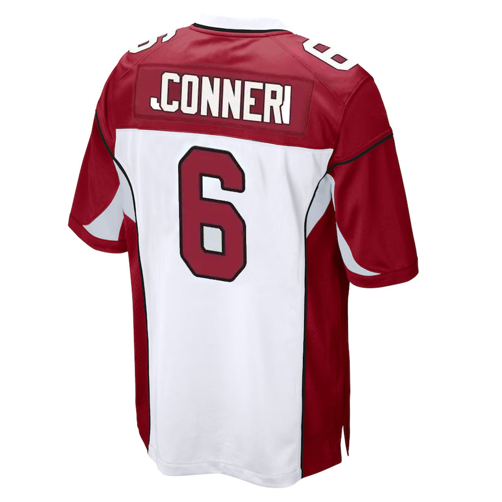 A.Cardinals #6 James Conner Player White Cardinal Home Game Ldoa Stitched Jerseys