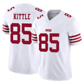 SF.49ers #85 George Kittle Player White Limited Vapor F.U.S.E. Home Game Ldoa Stitched Jerseys