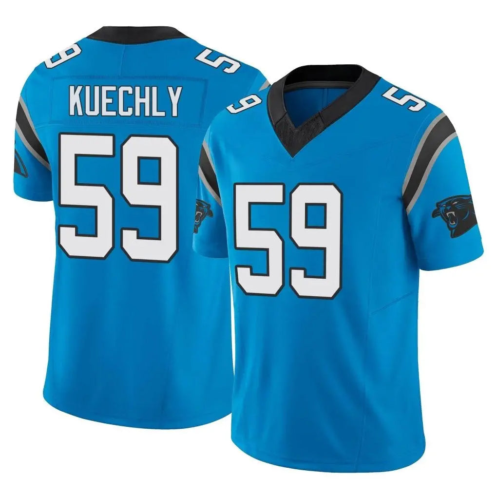 C.Panthers #59 Luke Kuechly Player Blue Vapor F.U.S.E. Limited Home Game Ldoa Stitched Jerseys
