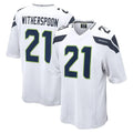 S.Seahawks #21 Devon Witherspoon Player White Home Game Ldoa Stitched Jerseys