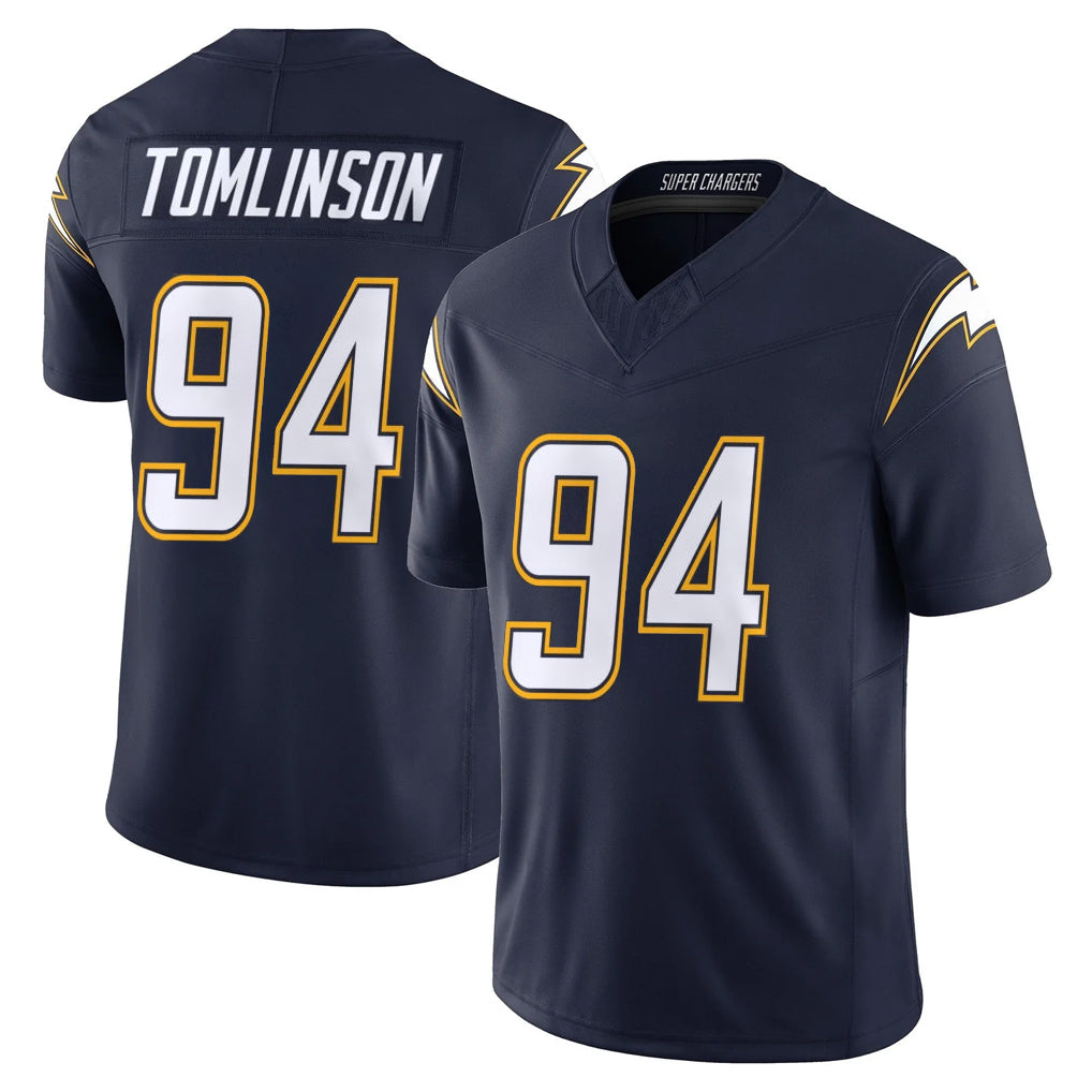 LA.Chargers #94 Dalvin Tomlinson Player Navy Vapor F.U.S.E. Limited Home Game Ldoa Stitched Jerseys