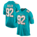 M.Dolphins #92 Zach Sieler Player Aqua Home Game Ldoa Stitched Jerseys
