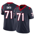 H.Texans #71 Braden Smith Player Navy Limited Vapor F.U.S.E. Home Game Ldoa Stitched Jerseys