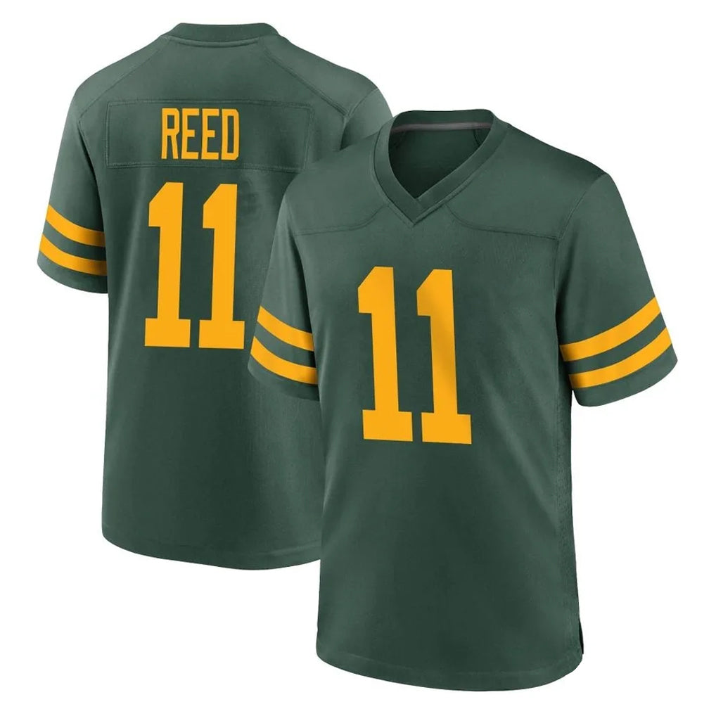 GB.Packers #11 Jayden Reed Player Green Alternate Home Game Ldoa Stitched Jerseys