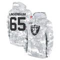 LV.Raiders #65 Tyler Linderbaum Player Arctic Camo Salute to Service Hoodies Limited Game Ldoa Stitched Jerseys