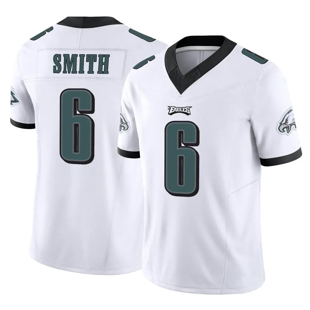 P.Eagles #6 DeVonta Smith Player White Limited Vapor F.U.S.E. Home Game Ldoa Stitched Jerseys