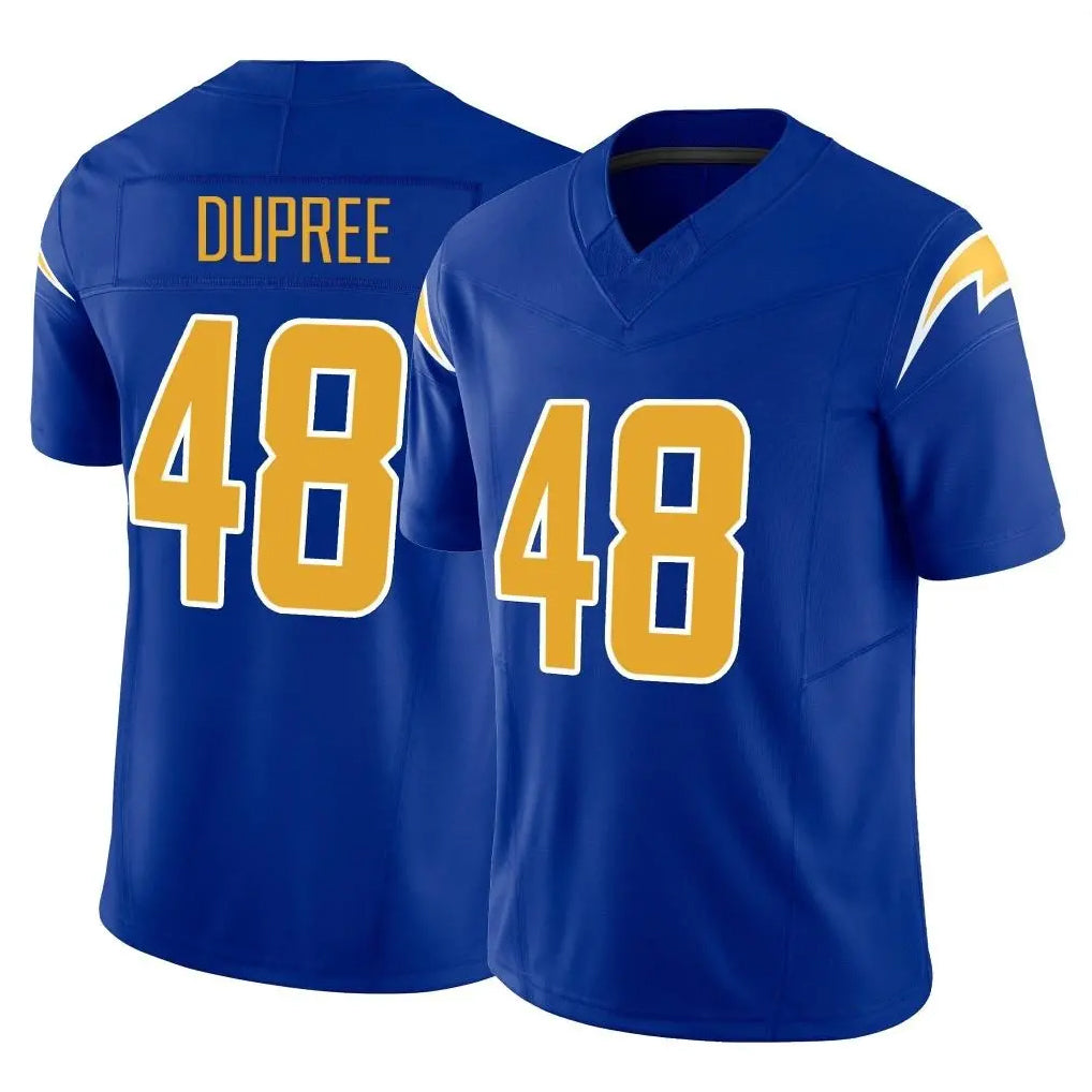 LA.Chargers #48 Bud Dupree Player Royal Limited Vapor F.U.S.E. Home Game Ldoa Stitched Jerseys