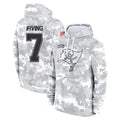 TB.Buccaneers #7 Bucky Irving Player Arctic Camo Limited Salute to Service Pullover Hoodies Game Ldoa Stitched Jerseys