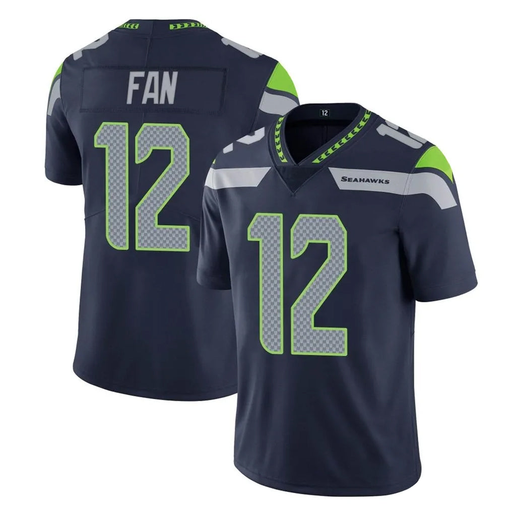 S.Seahawks #12 12th Fan Player Navy Limited Vapor Untouchable Home Game Ldoa Stitched Jerseys