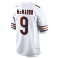 C.Bears #9 Jim McMahon Player White Home Game Ldoa Stitched Jerseys