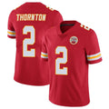 KC.Chiefs #2 Tyquan Thornton Player Red Limited Vapor Untouchable Home Game Ldoa Stitched Jerseys