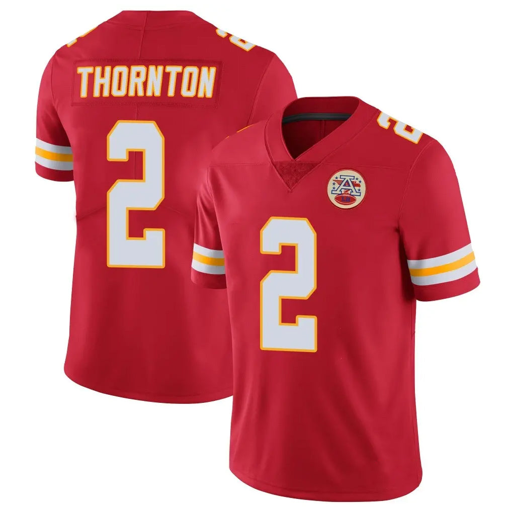 KC.Chiefs #2 Tyquan Thornton Player Red Limited Vapor Untouchable Home Game Ldoa Stitched Jerseys