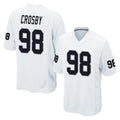 LV.Raiders #98 Maxx Crosby Player White Home Game Ldoa Stitched Jerseys