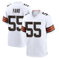 C.Browns #55 Spencer Fano Player White Home Game Ldoa Stitched Jerseys