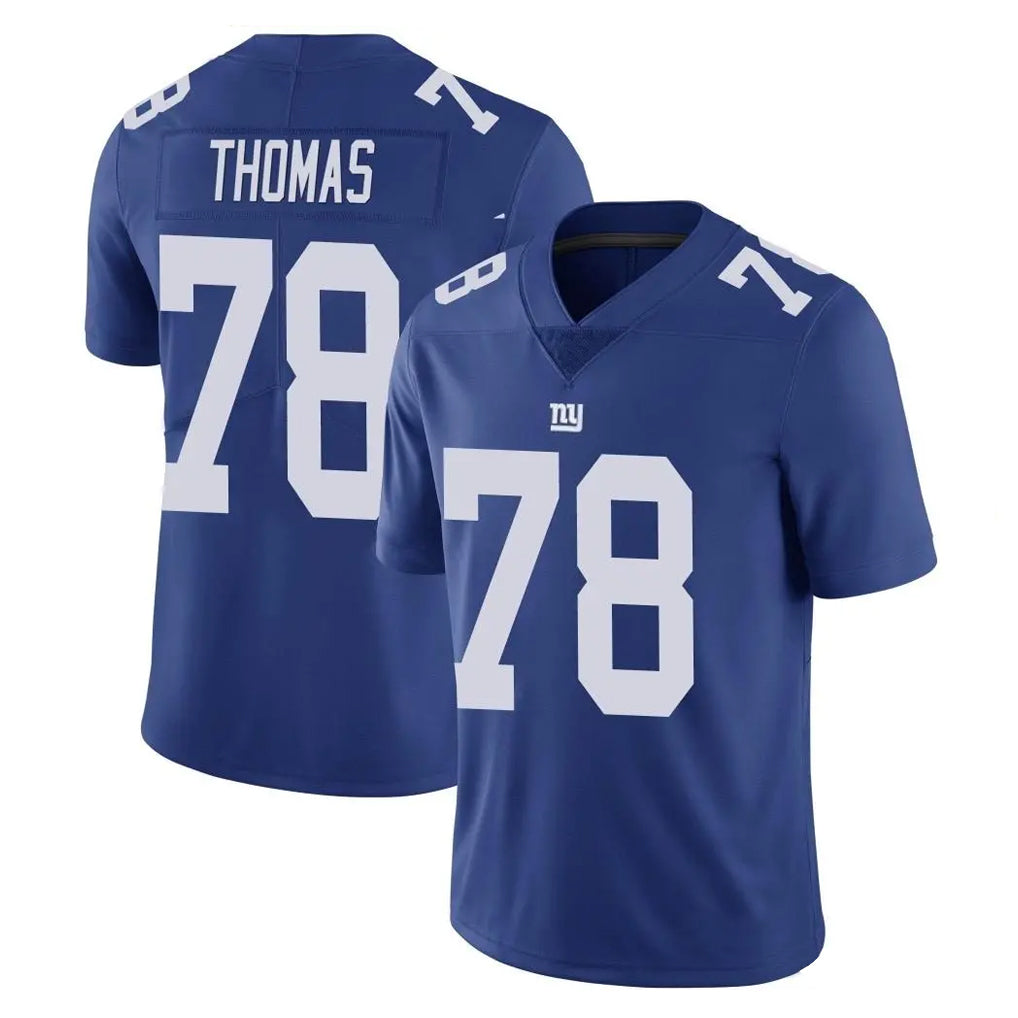 NY.Giants #78 Andrew Thomas Player Royal Limited Vapor Untouchable Home Game Ldoa Stitched Jerseys