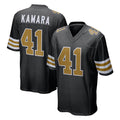 NO.Saints #41 Alvin Kamara Player Black Alternate Home Game Ldoa Stitched Jerseys