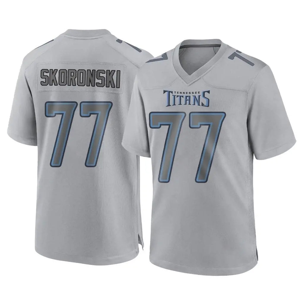 T.Titans #77 Peter Skoronski Player Gray Atmosphere Fashion Home Game Ldoa Stitched Jerseys