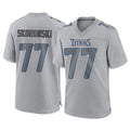 T.Titans #77 Peter Skoronski Player Gray Atmosphere Fashion Home Game Ldoa Stitched Jerseys