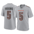 C.Bengals #5 Tee Higgins Player Gray Atmosphere Fashion Game Ldoa Stitched Jerseys