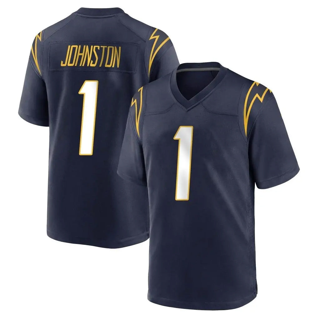 LA.Chargers #1 Quentin Johnston Player Navy Home Game Ldoa Stitched Jerseys