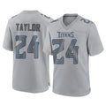 T.Titans #24 Alontae Taylor Player Gray Atmosphere Fashion Home Game Ldoa Stitched Jerseys