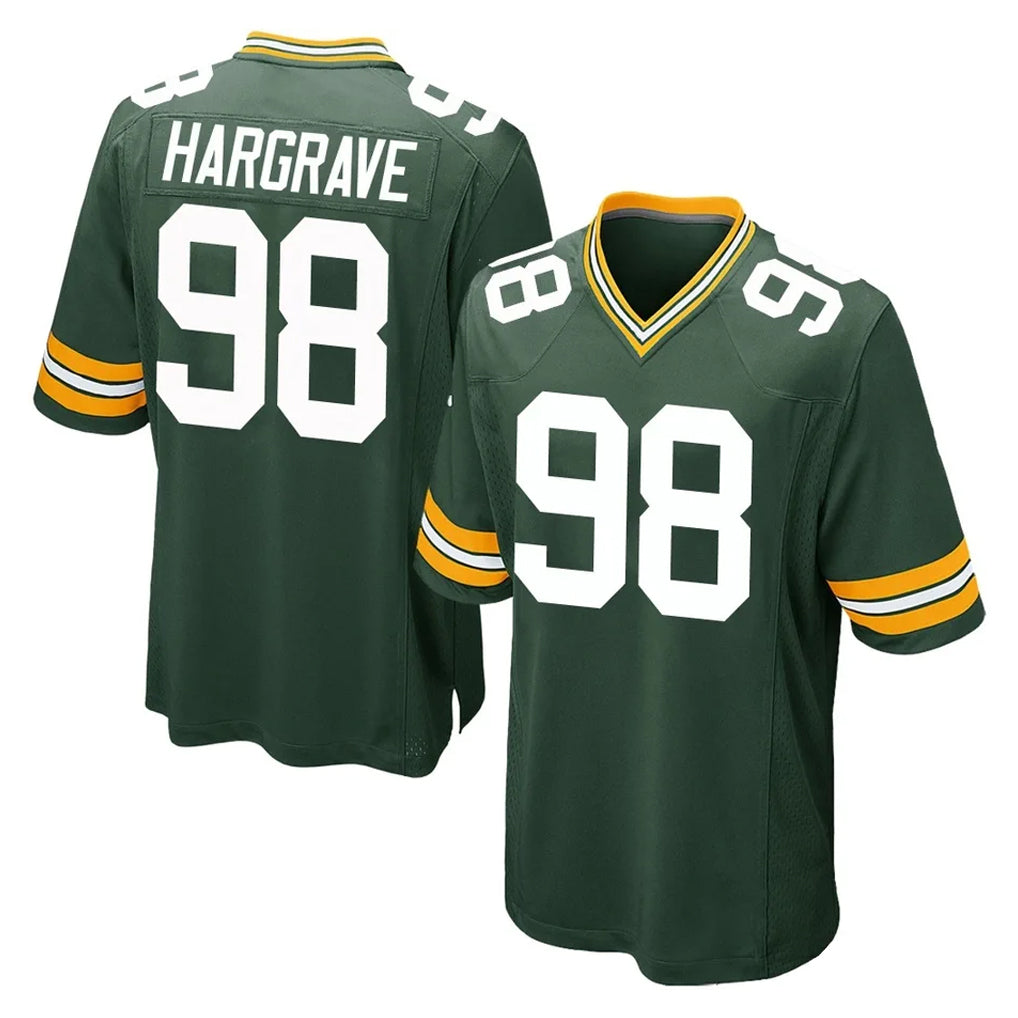 GB.Packers #98 Javon Hargrave Player Green Home Game Ldoa Stitched Jerseys