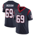 H.Texans #69 Ed Ingram Player Navy Limited Vapor Untouchable Home Game Ldoa Stitched Jerseys