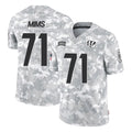 C.Bengals #71 Amarius Mims Player Arctic Camo Salute to Service Limited Ldoa Stitched Jerseys